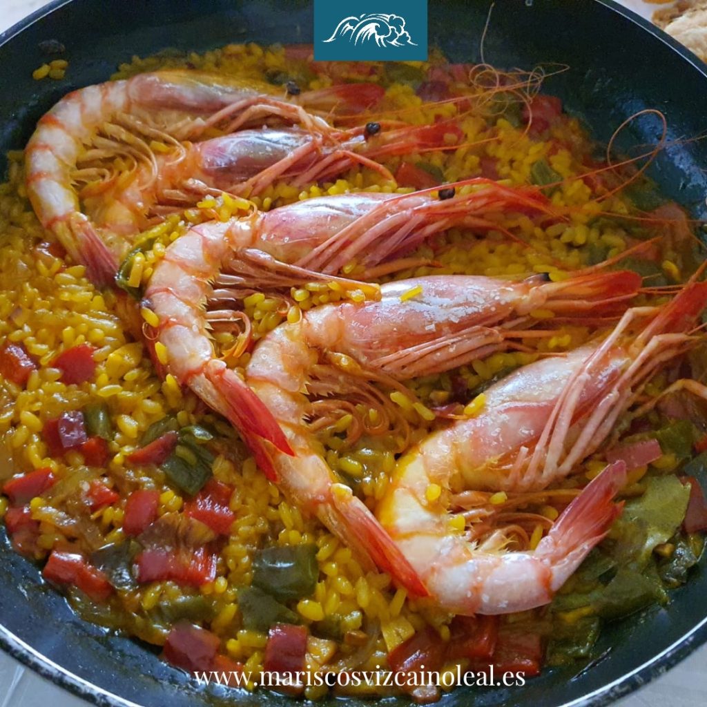 Receta de arroz con gamba roja de Huelva-alistados