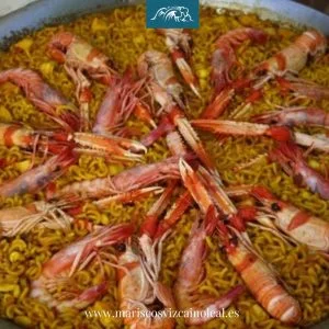 Receta de fideuá con marisco y pescado